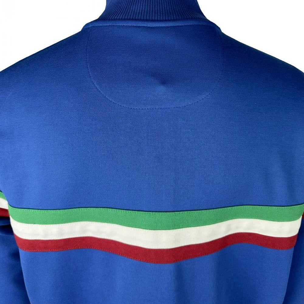 Trojan Records Retro Stripe Track Top Cobalt - Image 3