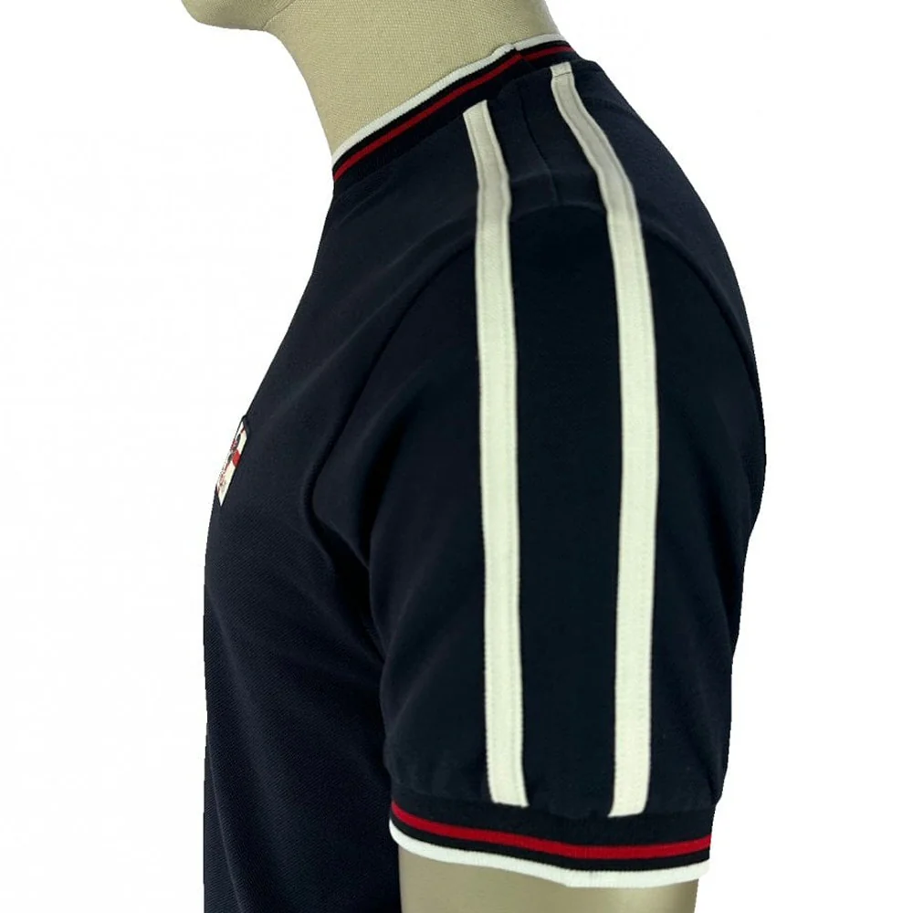 Trojan Records St Georges Flag Badge T-Shirt Navy - Image 3