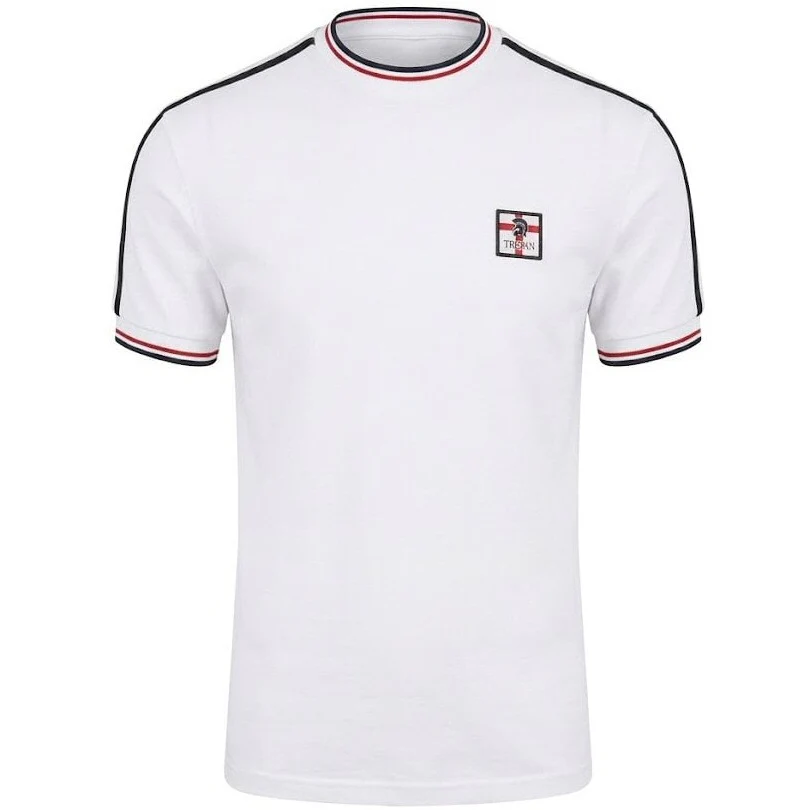 Trojan Records St Georges Flag Badge T-Shirt White
