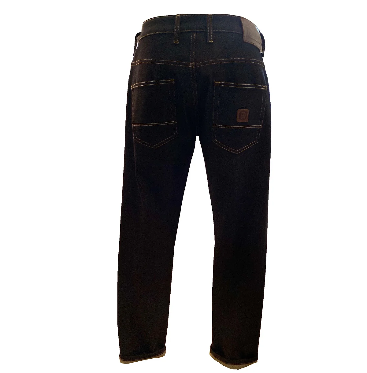 Trojan Records Zip Fly Blue / Black Denim Jeans - Image 11